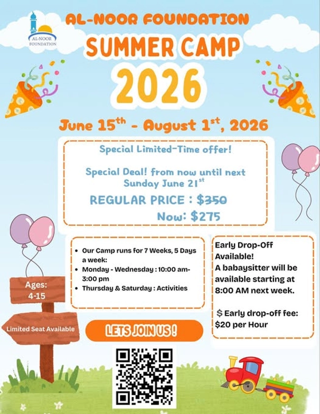 Al-Noor Foundation Summer Camp 2026