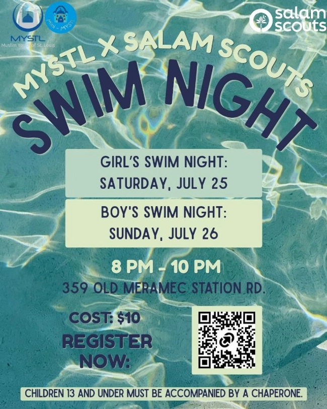 MYSLT x Salam Scouts Swim Night (Boy's Swim Night)