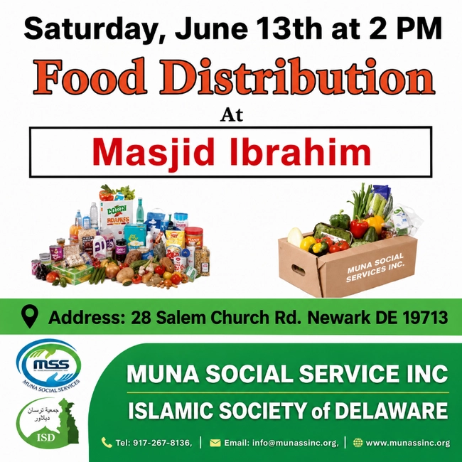 Food Distribution at Masjid Ibrahim