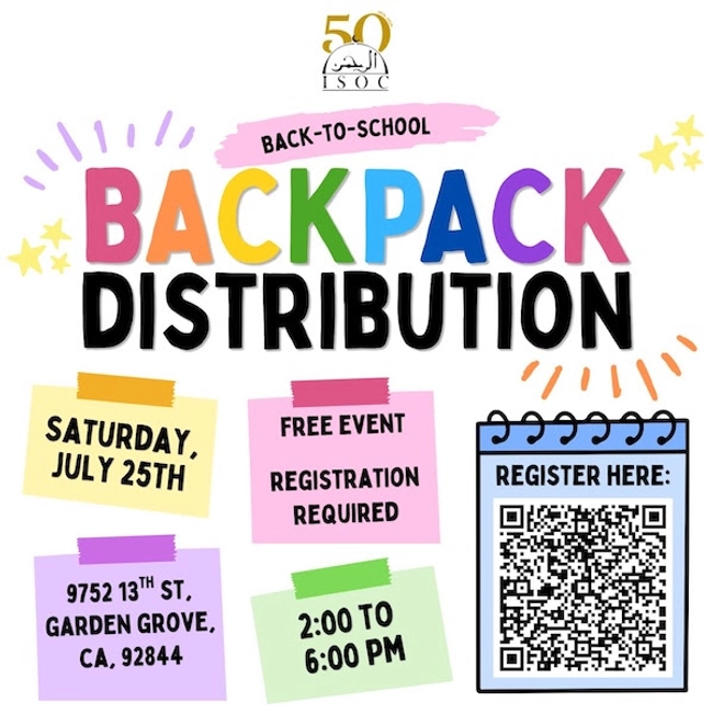 Back-to-School Backpack Distribution