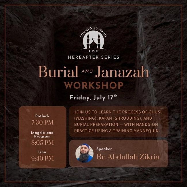 Burial and Janazah Workshop