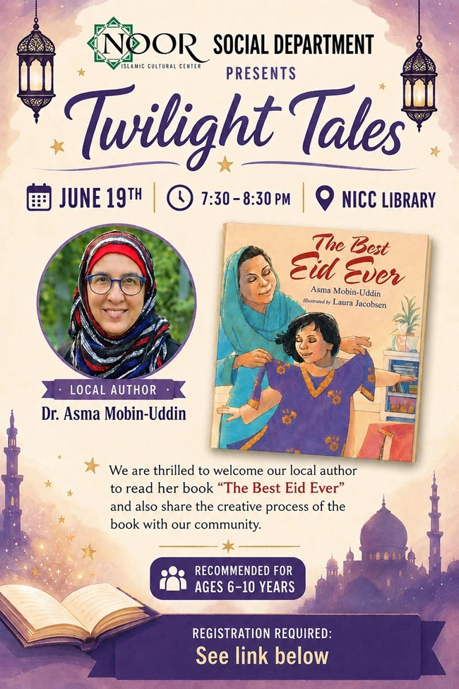 Twilight Tales: Author Reading with Dr. Asma Mobin-Uddin