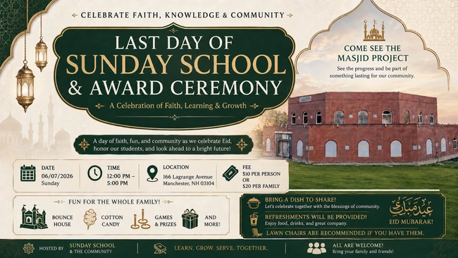Last Day of Sunday School & Award Ceremony