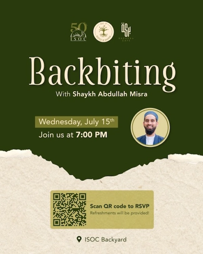 Backbiting with Shaykh Abdullah Misra