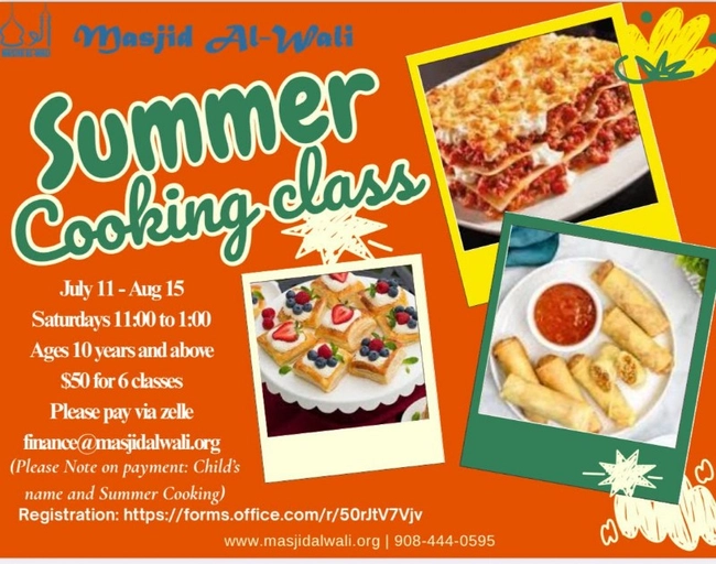 Summer Cooking Class
