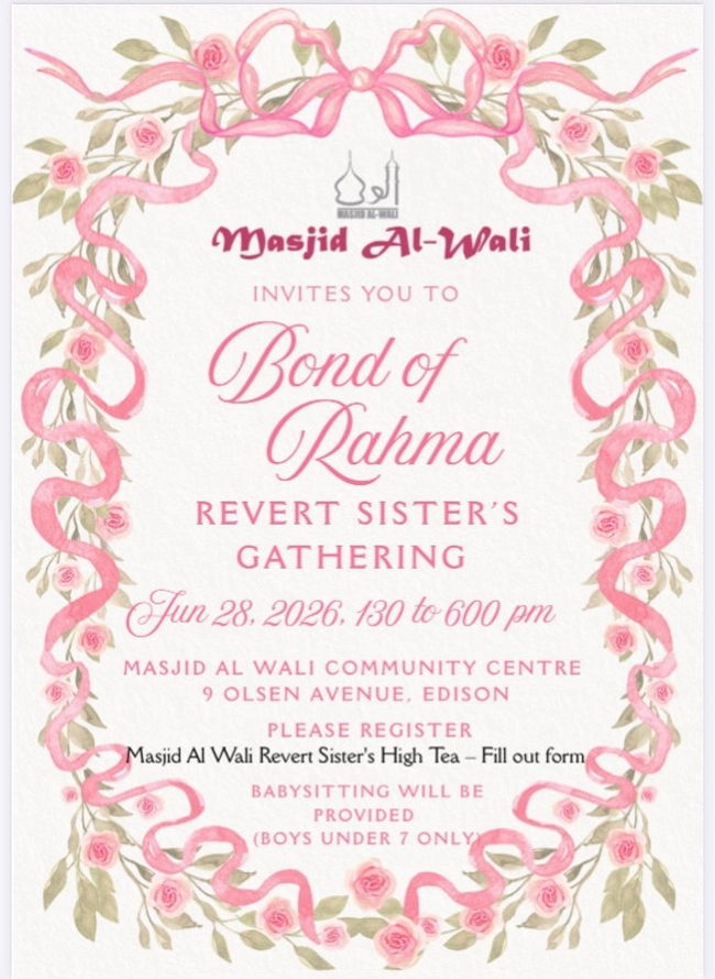 Bond of Rahma: Revert Sister's Gathering