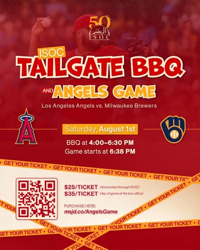 ISOC Tailgate BBQ and Angels Game