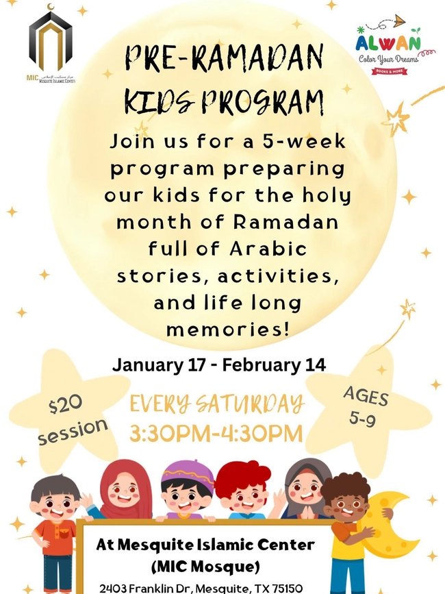 Pre-Ramadan Kids Program