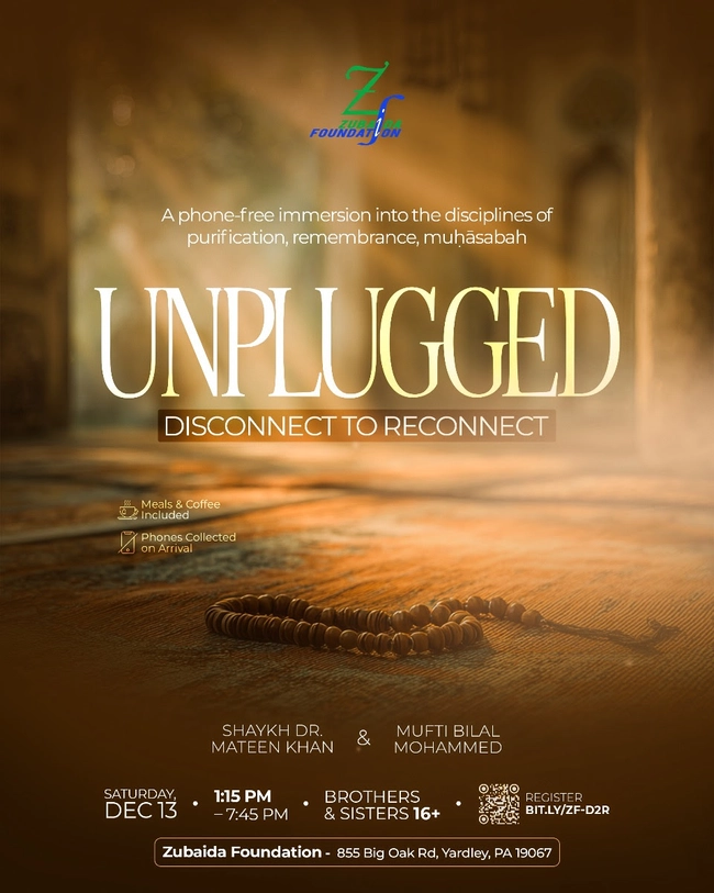 Unplugged: Disconnect to Reconnect