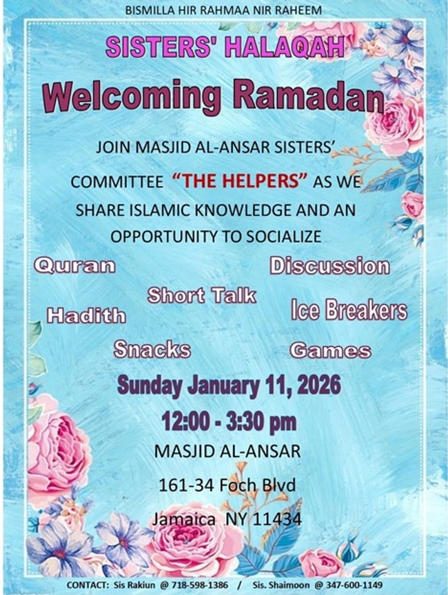 Welcoming Ramadan