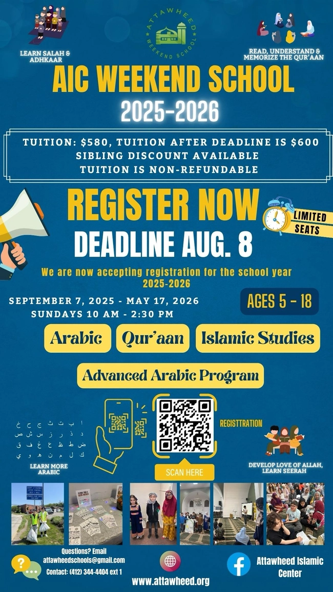 AIC Weekend School 2025-2026