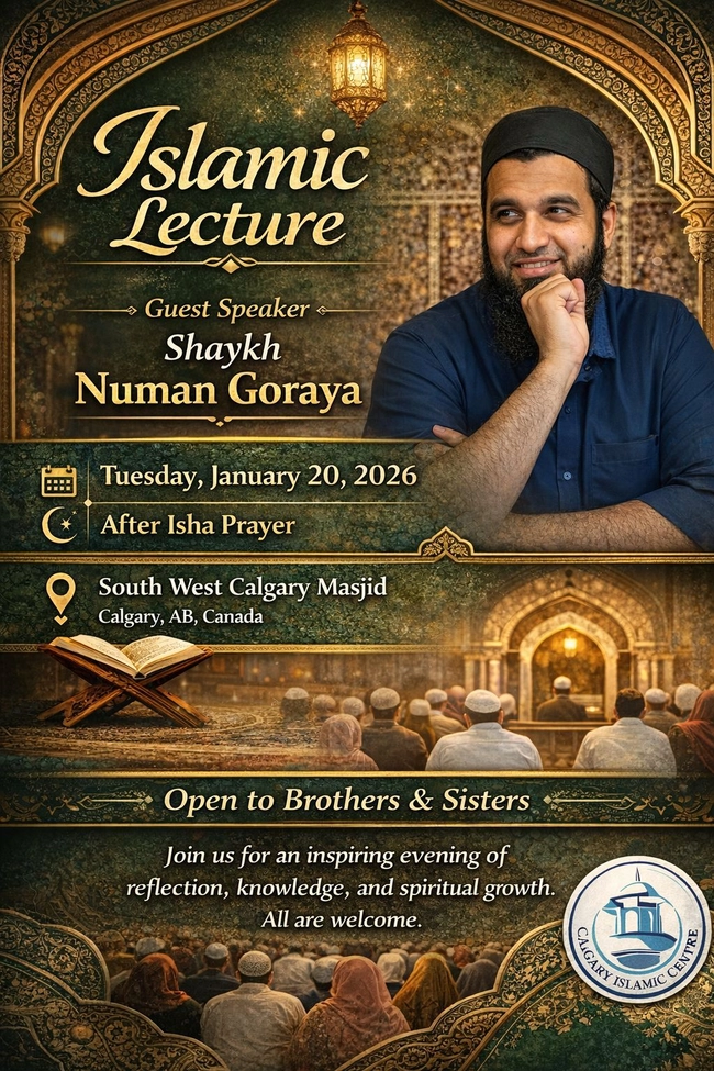 Islamic Lecture by Shaykh Numan Goraya
