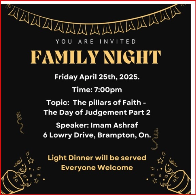 Family Night - April 2025