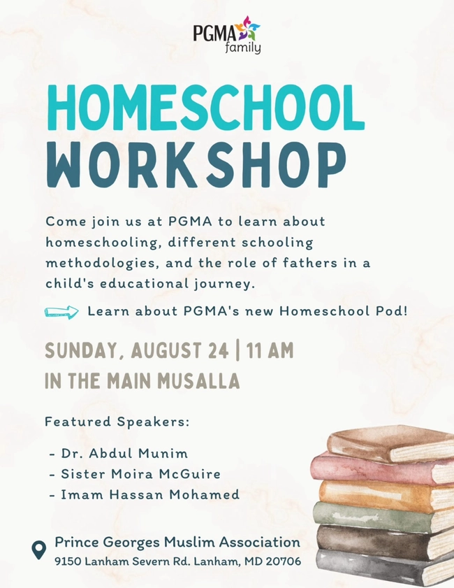 PGMA Homeschool Workshop