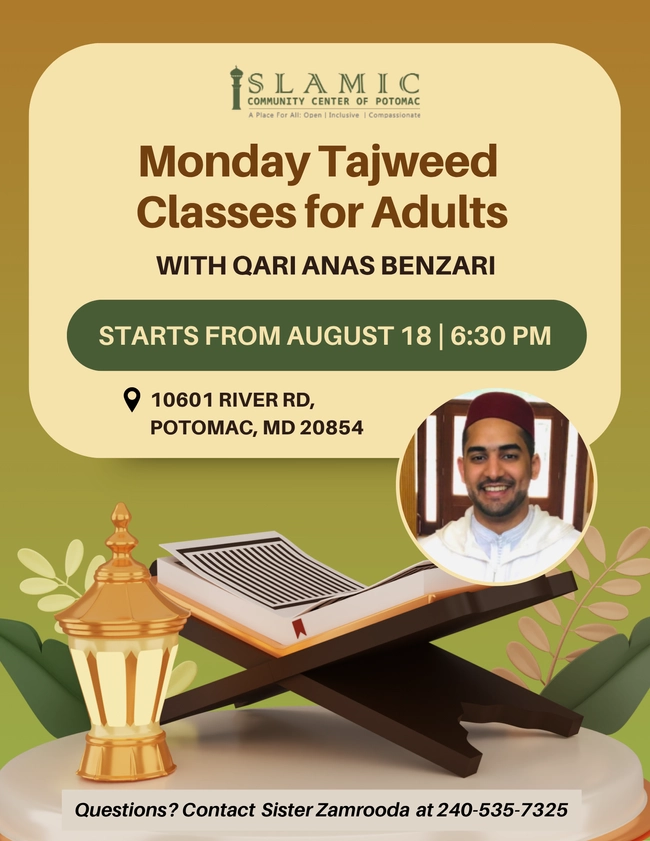 Monday Tajweed Classes