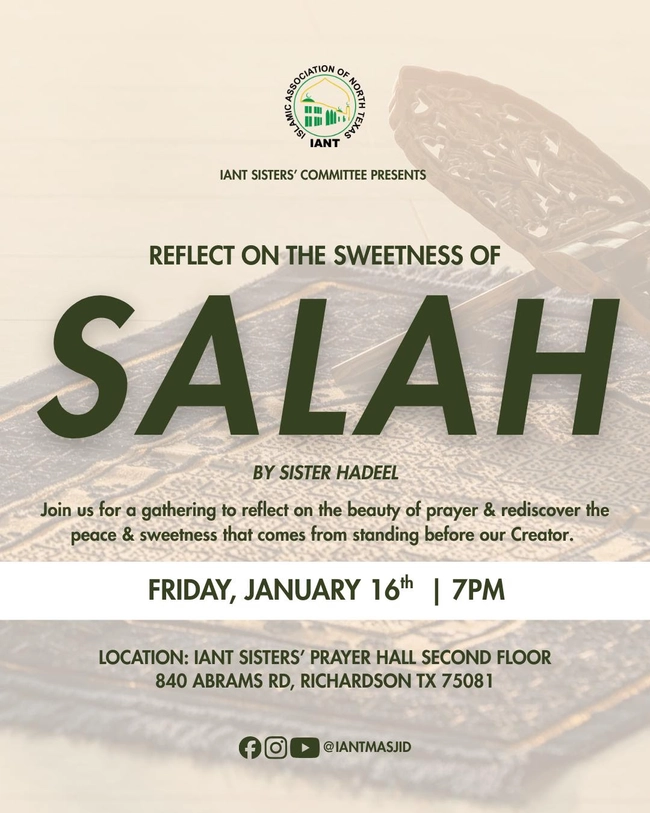 Reflect on the Sweetness of Salah