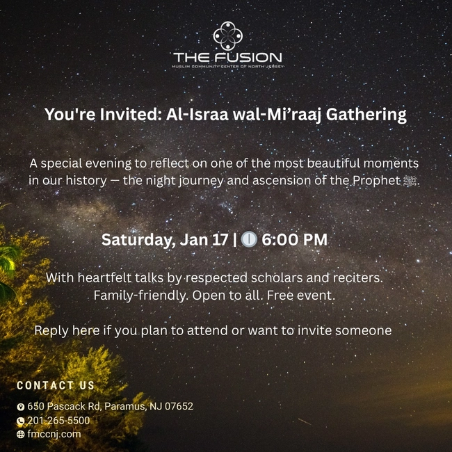 Al-Israa wal-Mi’raaj Gathering