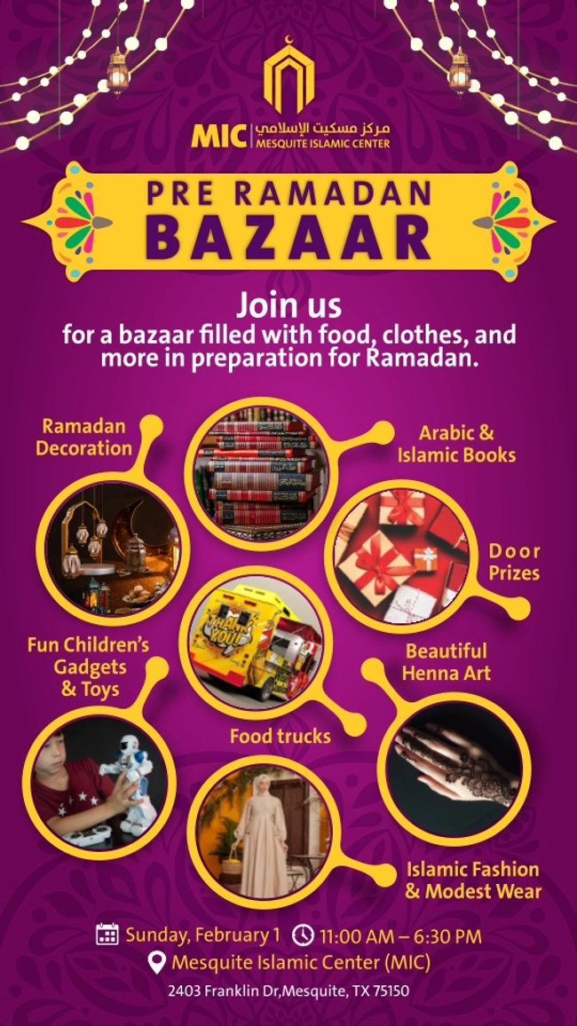 Pre Ramadan Bazaar