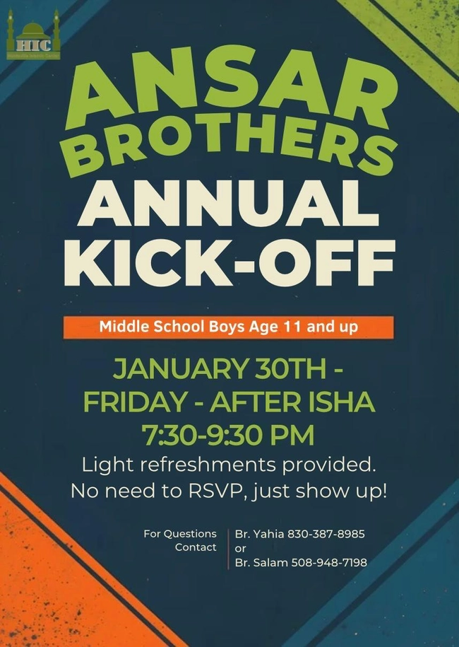 Ansar Brothers Annual Kick-Off