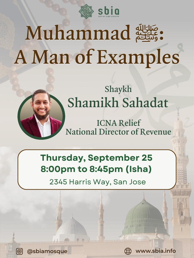 Muhammad : A Man of Examples