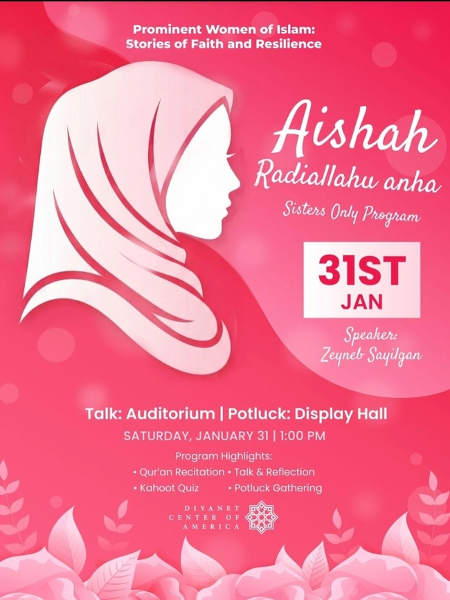 Aishah Radiallahu anha Sisters Only Program