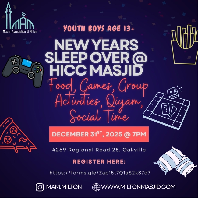 New Year’s Youth Sleepover 