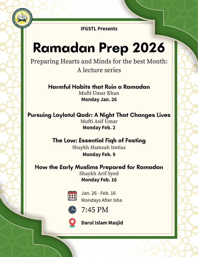Ramadan Preparation 26