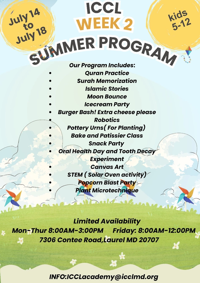  ICCL Week 2 Summer Program
