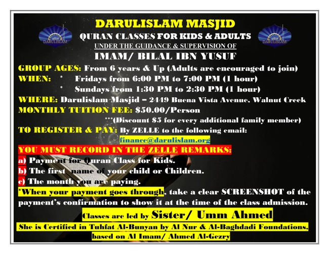 Quran Classes for Kids and Adults