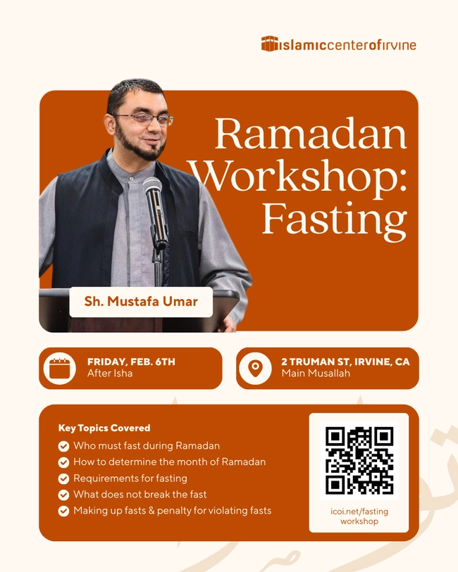 Ramadan Workshop: Fasting