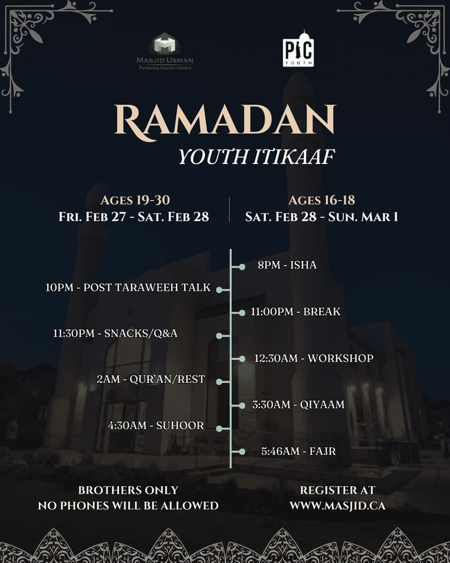 Ramadan Youth Itikaf