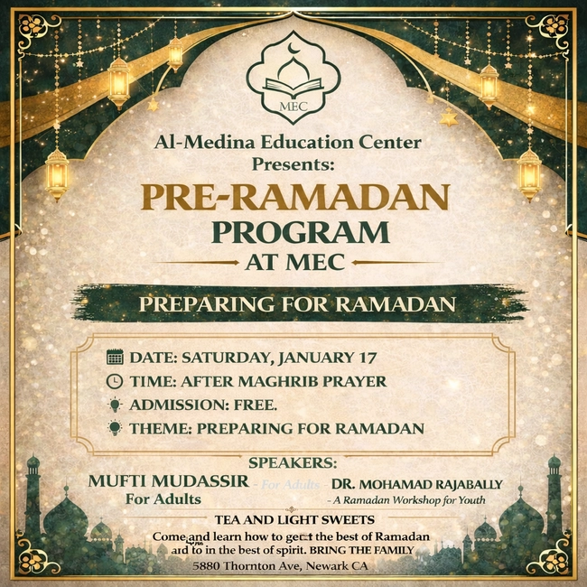 Pre-Ramadan Program
