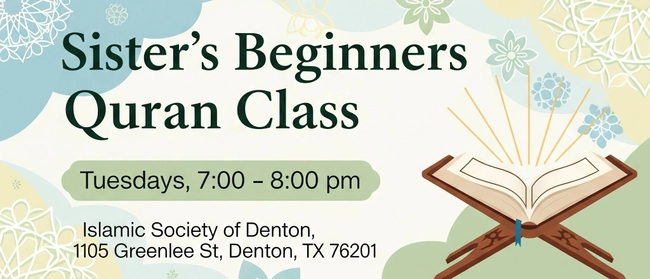 Sister's Beginners Quran Class