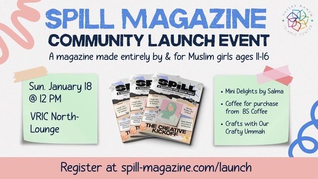 Spill Magazine Community Launch Event