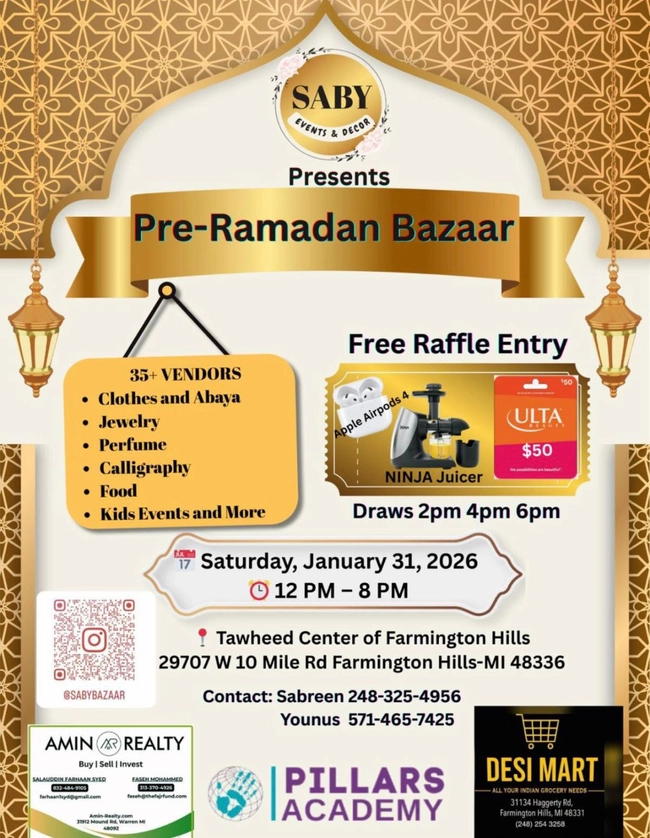 Pre-Ramadan Bazaar
