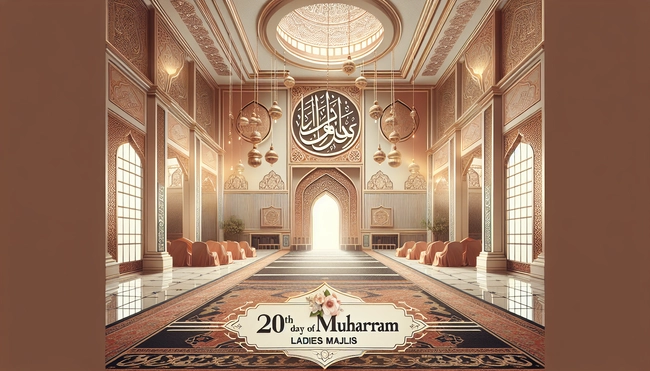 20th Day of Muharram – Ladies Majlis
