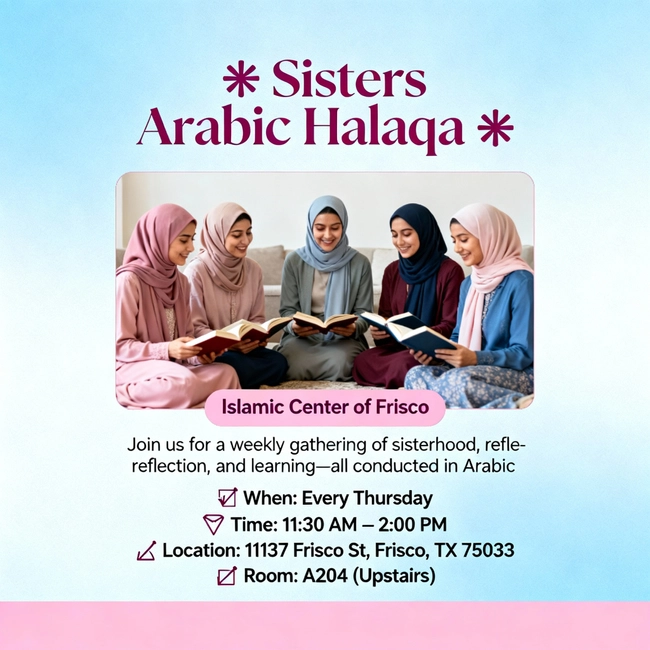 Sisters Arabic Halaqa