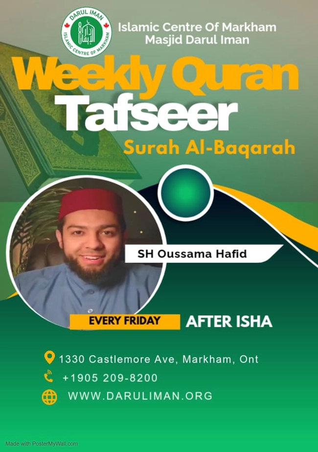 weekly Friday Tafseer