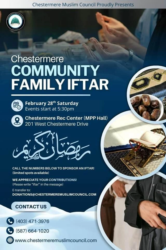 Chestermere Community Family Iftar