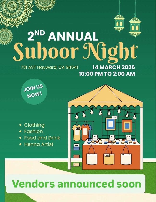 2nd Annual Suhoor Night