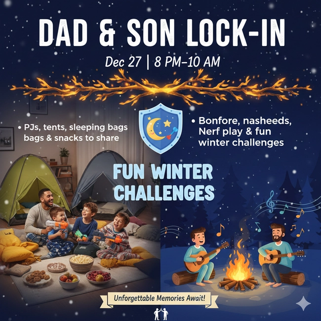 Little Stewards: Dad & Son Lock-In