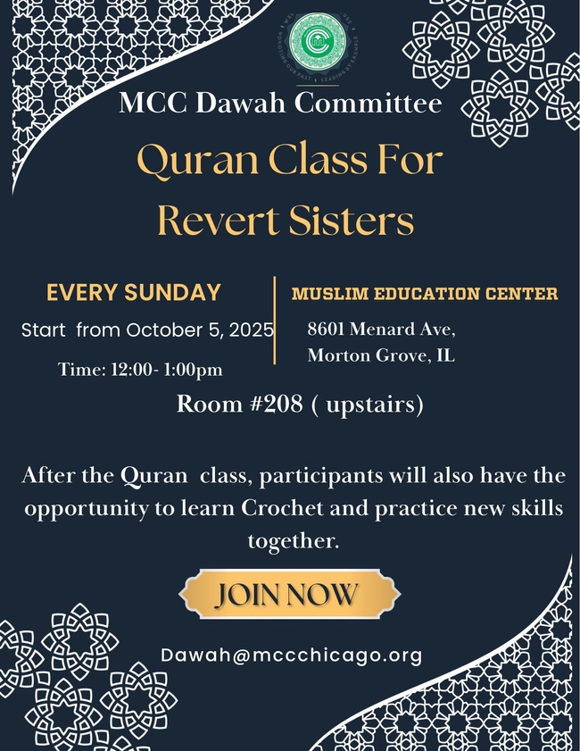 Quran Class For Revert Sisters
