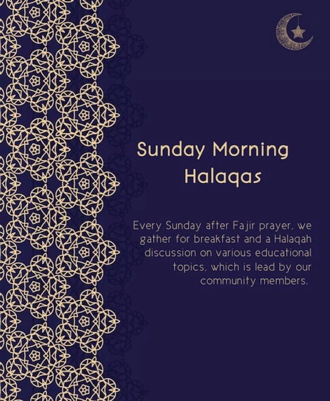 Sunday Morning Halaqas