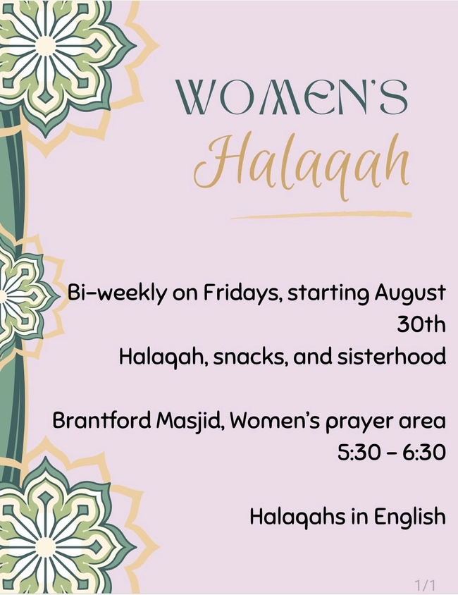 Bi-Weekly Women's Halaqah