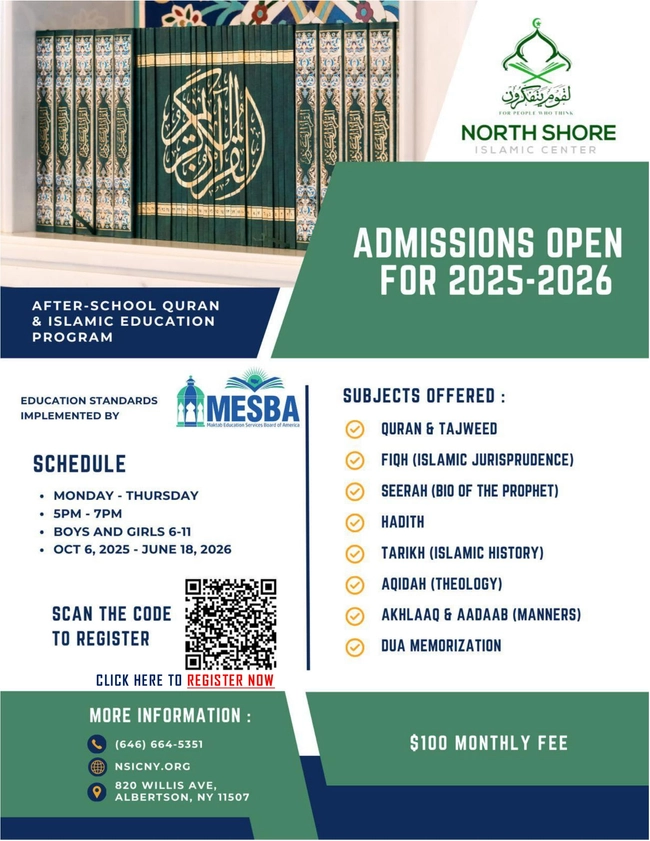 After School Quran Classes (Boys & Girls)