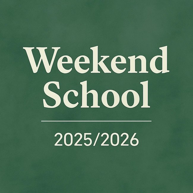 Weekend School 2025/2026