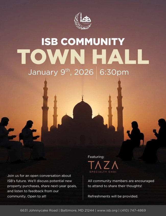 ISB Community Town Hall