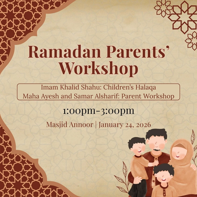 Ramadan Parents' Workshop