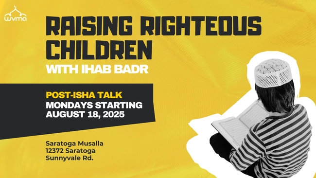 Raising Righteous Children Post-Isha Talk