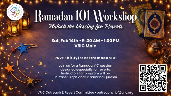 Revert's Ramadan 101 Workshop